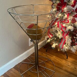 Martini Table with acrylic top and Vintage  sz  29 Tall and 20 wide at top